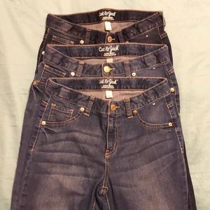 3-Pair Bundle Cat & Jack Girls Super Skinny size 14 jeans